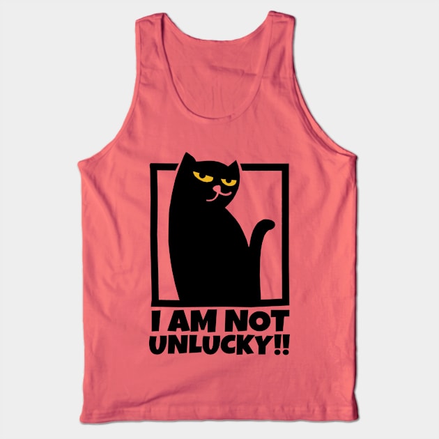 I Love My Black Cat Tank Top by KewaleeTee